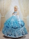 Sequin Decorate and Ball Gown Dress for Noble Barbie