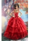 Amazing Red Lace Party Dress Made To Fit the Barbie Doll