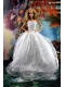 Beauty Ball Gown and Embroidery For Barbie Doll Wedding Dress