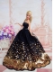 Pretty Dress With Sequins Made To Fit the Barbie Doll