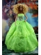 Spring Green and Lace For Amazing Barbie Doll Dress
