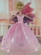 Sweet Pink Handmade Dress With Sequins For Barbie Doll