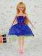 The Most Amazing Royal Blue Dress with Tulle Made to Fit the Barbie Doll