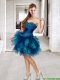 Affordable Beading and Ruffles Multi-color Prom Dress For 2015