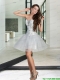 New Style Appliques and Ruffles White Prom Dress For 2015