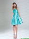 Popular Turquoise A Line Short Prom Dress for Girls