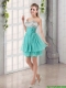 Sweetheart A Line Junior Dress with Sequins and Handle Made Flowers