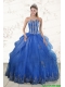 2015 Cheap Appliques Quinceanera Dresses in Royal Blue