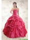 2015 Fast Delivery Appliques Quinceanera Dresses in Hot Pink