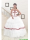 2015 Sweetheart Ball Gown Quinceanera Dresses with Appliques