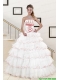 Pretty Ruffeld Layers 2015 Quinceanera Dresses with Appliques
