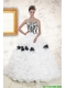 Hot White Sweet 15 Dresses with Pick Ups and Hand Made Flowers