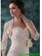 3/4 Sleeveless Lace Jacket in Champane