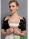 Black 1/2 Sleeves Jacket For Formal Evening