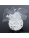 Cute White Tulle and Lace Rhinestone 2014 Hat Hair Ornament