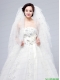 Elegant White Angle Cut Multi-Tier Finished Edge Bridal Veils