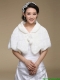 Fold-over Collar Special Occasion Rabbit Fur Shawls
