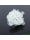 White Tulle Wedding Fascinators Hair Flower with Rhinestone