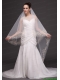 Beading Tulle Modest Bridal Veil For Wedding