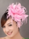 Colorful Tulle Beaded Wedding Fascinators