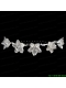 Delicate Tiara With Elegant Flowers