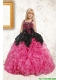 Exclusive Pink Flower Girl Dress with Beading and Ruffles