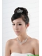 Gorgeous Rhinestone Wedding Tiara Jewelry Set With Necklace and Earrings