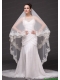 Lace Appliques Tulle Bridal Veils For Wedding