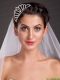 Vintage Style Alloy Tiara With Crystal Decorates
