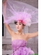 Beautiful Headpieces Multi-color Hand Made Flowers Lavener Net For Party Headpieces