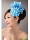 Blue Feather Beading Flower For Party New Arrival