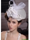 Fashionable Feather/ Ribbons Bridal Hat/ Headpiece