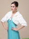 Faux Fur Special Occasion / Wedding Jacket In Ivory With 1/2 Length Sleeves