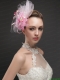 Gorgeous Net With Flowers Ribbons Women 's Fascinators