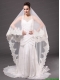 Lace Appliques One-tier Cathedral Tulle Graceful Wedding Veil