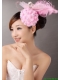 Lovely Tulle and Feather Beading Fascinators