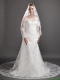 Perfect Lace Appliques Tulle Graceful Wedding Veil