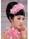 Popular Organza Pearl Multilayer Hair Combs For Party