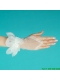 Tulle Fingerless Wrist Length Bridal Gloves With Hand Made Flower