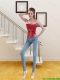 2015 Cute Wine Red Strapless Corset with Beading