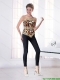 Dynamic Leopard Printed Sweetheart Beaded Corset for 2015