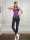 The Most Popular Multi Color Corset with Beading and Ruffles