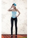 The Most Popular Ruffled Baby Blue Sweetheart Corset for 2015