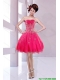 2015 New Style Sweetheart Christmas Party Dresses with Embroidery