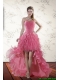 Exclusive Beaded High Low 2015 Christmas Party Dresses with Ruffles