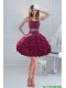 Fashionable Beaded Strapless Ruffled Dama Dresses for 2015