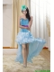 High Low Sexy Sweetheart Prom Gown with Ruffles and Beading
