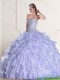Best Sweetheart Quinceanera Dress with Beading and Ruffles for 2015