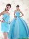 Classical 2015 Sweetheart Light Blue Quinceanera Dresses with Ruching and Appliques  Classical 2015 Sweetheart Light Blue Quinceanera Dresses with Ruching and Appliques