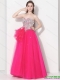 2015 Wholesale Hot Pink Sweet Sixteen Dresses with Rhinestones